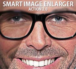 极品PS动作－图片缩放清晰化：Smart Image Enlarger Action 2.0